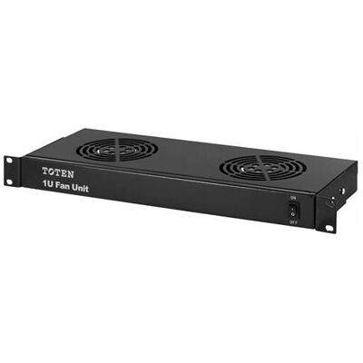 Deltaco Rack Lüfterpanel - Schwarz - 2 Lüfter - 430x173x44mm - Rack Zubehör Deltaco Rack Lüfterpanel - Schwarz - 2 Lüfter - 430x173x44mm - Rack Zubehör
