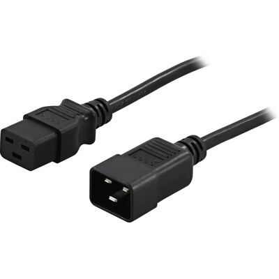 Deltaco DEL-112PA Stromkabel - C19 auf C20 - 3m - Schwarz Deltaco DEL-112PA Stromkabel - C19 auf C20 - 3m - Schwarz