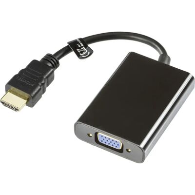 Deltaco HDMI-VGA7 Videokaapeli-Adapteri - 0,2 m, VGA, Micro USB, Musta Deltaco HDMI-VGA7 Videokaapeli-Adapteri - 0,2 m, VGA, Micro USB, Musta