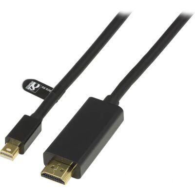 Deltaco Video Adapter DP-HDMI204 2m - HDMI & DisplayPort Deltaco Video Adapter DP-HDMI204 2m - HDMI & DisplayPort