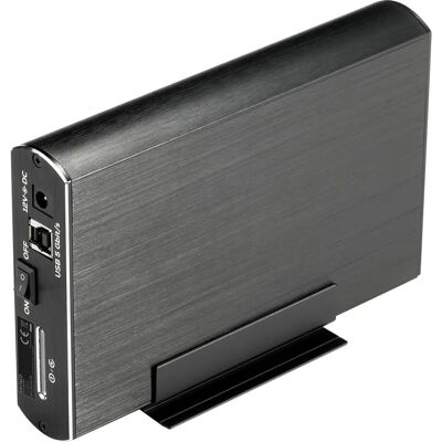 Deltaco Deltaco MAP-GD34U3 Lagringslåda - SATA III 3,5" HDD - Aluminium - Svart Deltaco Deltaco MAP-GD34U3 Lagringslåda - SATA III 3,5" HDD - Aluminium - Svart