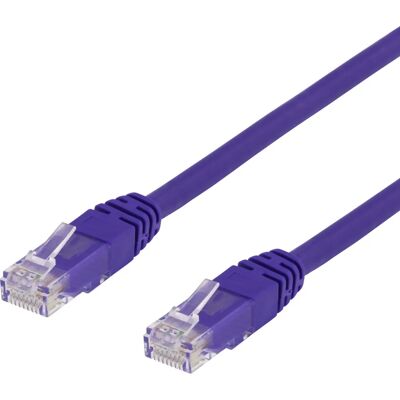 Deltaco SFTP-610PAH 10m Cat6a Verkkokäytävä - Violetti Deltaco SFTP-610PAH 10m Cat6a Verkkokäytävä - Violetti