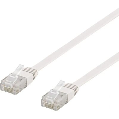 Deltaco Weiß 3 m Cat6 U/UTP Netzwerkkabel Deltaco Weiß 3 m Cat6 U/UTP Netzwerkkabel