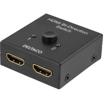 Deltaco Deltaco HDMI-7017 - Video/Audio Switch - 2 X Hdmi - Musta Deltaco Deltaco HDMI-7017 - Video/Audio Switch - 2 X Hdmi - Musta
