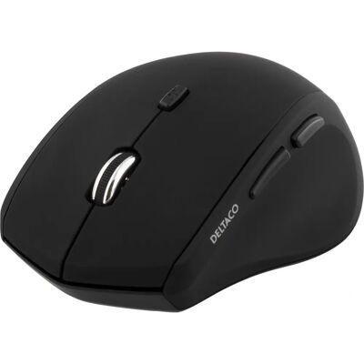 Souris Optique Sans Fil Deltaco MS-805 - Ergonomique, 1600 DPI, Portée 10m Souris Optique Sans Fil Deltaco MS-805 - Ergonomique, 1600 DPI, Portée 10m