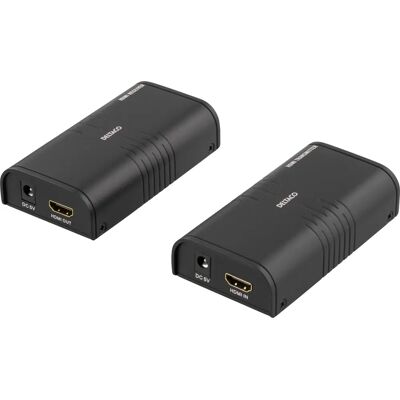 Deltaco HDMI-221 AV Jatke - Musta Deltaco HDMI-221 AV Jatke - Musta