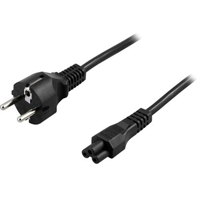 Deltaco DEL-109C-50 Stromkabel - Schwarz - 0,5m Deltaco DEL-109C-50 Stromkabel - Schwarz - 0,5m