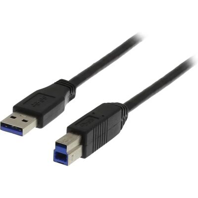 Deltaco USB3-130S - 3m USB 3.2 Gen 1 A:sta B:ksi Kaapeli Deltaco USB3-130S - 3m USB 3.2 Gen 1 A:sta B:ksi Kaapeli