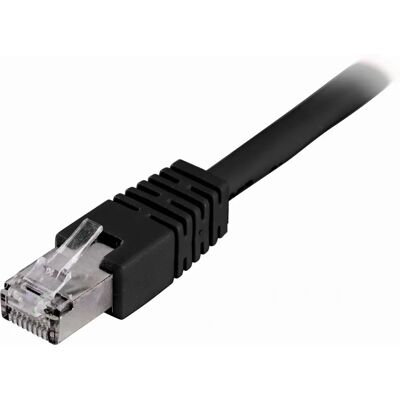 Deltaco STP-635S Verkkokaapeli - 35m, Cat6, F/UTP, Musta Deltaco STP-635S Verkkokaapeli - 35m, Cat6, F/UTP, Musta
