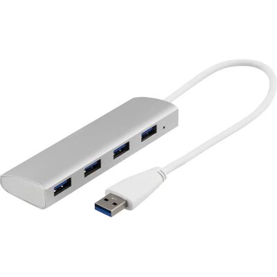Deltaco USB Hub Hopea - USB 3.2 Gen 1 - 4 Portit Deltaco USB Hub Hopea - USB 3.2 Gen 1 - 4 Portit