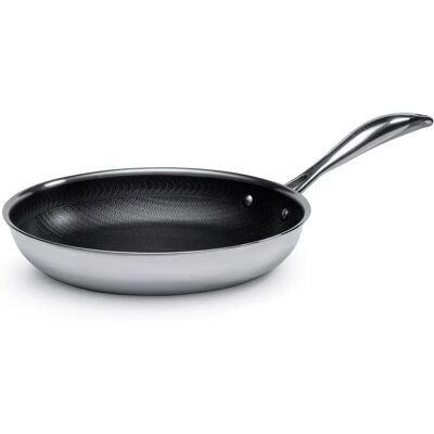 Markus Aujalay - SteelSafe Stegepande 24cm - Sølv - Passer til alle komfurer Markus Aujalay - SteelSafe Stegepande 24cm - Sølv - Passer til alle komfurer