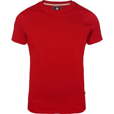 Texstar Rød T-Shirt - Casual og kontorbruk Texstar Rød T-Shirt - Casual og kontorbruk