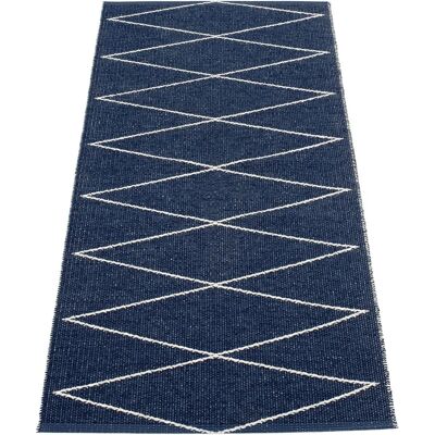 Pappelina - Max - Dark blue / vanilla - 70 x 160 cm - Outdoor Rug Pappelina - Max - Dark blue / vanilla - 70 x 160 cm - Outdoor Rug