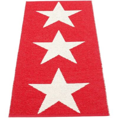 Pappelina Viggo One Outdoor-Teppich - rot / vanille 70 x 150cm Pappelina Viggo One Outdoor-Teppich - rot / vanille 70 x 150cm