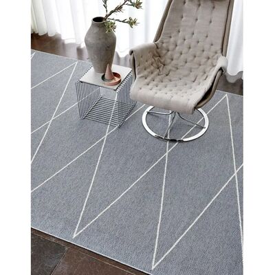 Pappelina Max Outdoor-Teppich - grau / vanilla - 70 x 100cm Pappelina Max Outdoor-Teppich - grau / vanilla - 70 x 100cm