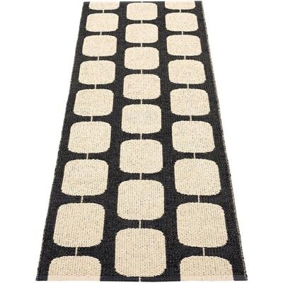 Pappelina Sten Outdoor-Teppich - black / cream - Outdoor Teppich Pappelina Sten Outdoor-Teppich - black / cream - Outdoor Teppich