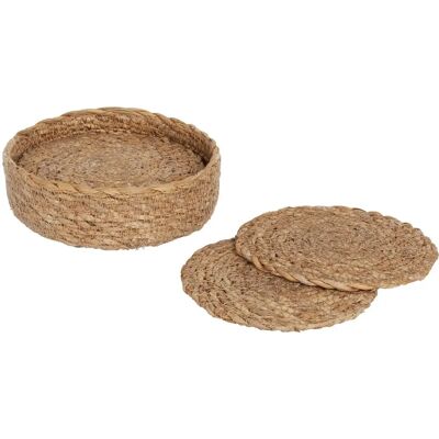 Jutepolstringsett - 6 stk - Ø10,5cm Jutepolstringsett - 6 stk - Ø10,5cm