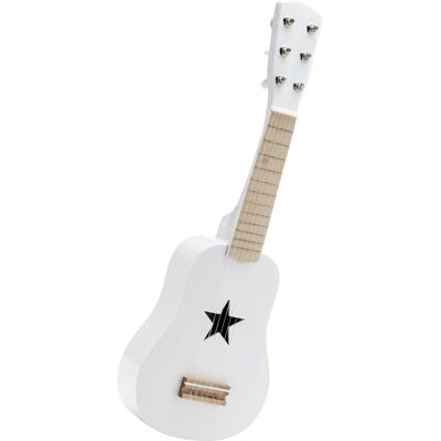 Kids Concept Guitarra Blanca 1000146 Juguete Musical - Instrumento de Madera Kids Concept Guitarra Blanca 1000146 Juguete Musical - Instrumento de Madera
