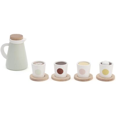 Kids Concept Holz-Kaffeetisch - Rollenspiel Spielzeug - Mehrfarben Kids Concept Holz-Kaffeetisch - Rollenspiel Spielzeug - Mehrfarben