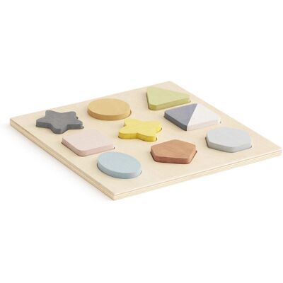 Puzzle en bois FSC de formes géométriques Kid’s Concept - 9 pièces - Publicité Puzzle en bois FSC de formes géométriques Kid’s Concept - 9 pièces - Publicité