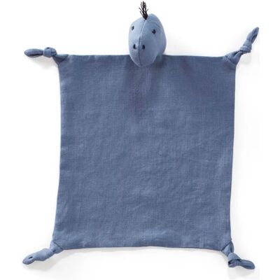 Kids Concept - Dino Linne Blue - Leinen - Babydecke Kids Concept - Dino Linne Blue - Leinen - Babydecke