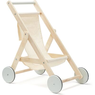 Kid's Concept Trebarnevogn - 3+ - Naturlig Kid's Concept Trebarnevogn - 3+ - Naturlig
