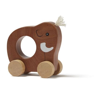 Kids Concept Mammoth Träpushtoy - Unisex Barnleksak Kids Concept Mammoth Träpushtoy - Unisex Barnleksak