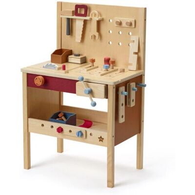 Kid’s Concept Kid's Verktøystasjon - Tre, Flerfarget Kid’s Concept Kid's Verktøystasjon - Tre, Flerfarget