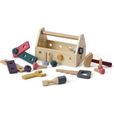 Kids Concept treverktøy-kasse - Utdanningsleketøy for barn Kids Concept treverktøy-kasse - Utdanningsleketøy for barn