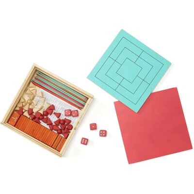 Kids Concept Holz 6-in-1 Spiel - Familiens Spaß Kids Concept Holz 6-in-1 Spiel - Familiens Spaß