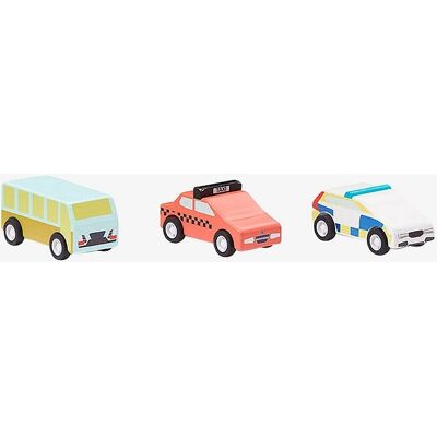 Zestaw Zabawek Samochodów Kids Concept - 3 Sztuki - Wielokolorowe - Od 36 Miesięcy Zestaw Zabawek Samochodów Kids Concept - 3 Sztuki - Wielokolorowe - Od 36 Miesięcy