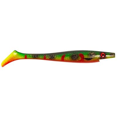 Strike Pro Pig Shad Junior - Psycho Spotted - Fiskejigg Strike Pro Pig Shad Junior - Psycho Spotted - Fiskejigg