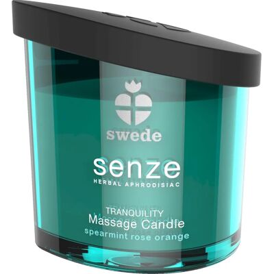 Swede Sweede senze liniște masaj lumânare - spearmint trandafir portocaliu 50ml Swede Sweede senze liniște masaj lumânare - spearmint trandafir portocaliu 50ml