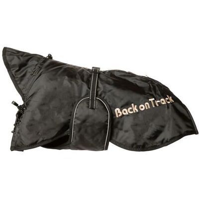 Manteau pour chien Back on Track - Chaleur infrarouge, Résistant à l'eau, Ajustable - Publicité Manteau pour chien Back on Track - Chaleur infrarouge, Résistant à l'eau, Ajustable - Publicité