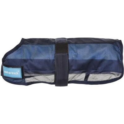 Manteau pour Chien Back On Track - 40cm - Bleu - Rafraîchissant, Anti-UV, Léger - Publicité Manteau pour Chien Back On Track - 40cm - Bleu - Rafraîchissant, Anti-UV, Léger - Publicité