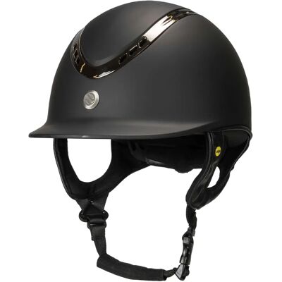 Casque de Montar avec Pomo BACK ON TRACK EQ3 Pardus - Casque d'équitation - Publicité Casque de Montar avec Pomo BACK ON TRACK EQ3 Pardus - Casque d'équitation - Publicité