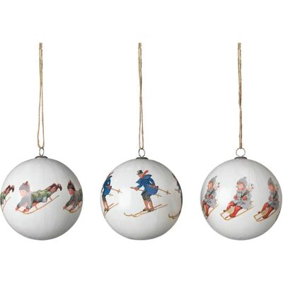 Design House Stockholm Elsa Beskow Julepynt - 3-pack Design House Stockholm Elsa Beskow Julepynt - 3-pack