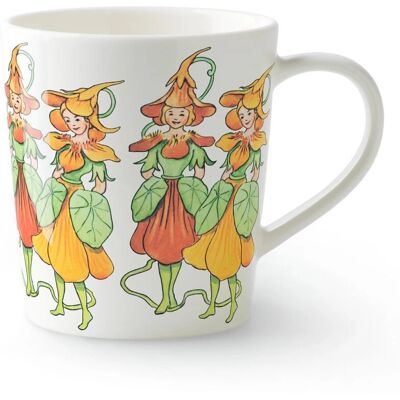 Elsa Beskow Modell - Oransje keramisk kopp - Kaffe/Te - Gaveeske Elsa Beskow Modell - Oransje keramisk kopp - Kaffe/Te - Gaveeske