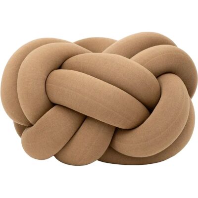 Pouf en tissu marron Knot XL de Design House Stockholm - Type de produit - Publicité Pouf en tissu marron Knot XL de Design House Stockholm - Type de produit - Publicité