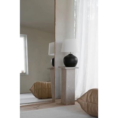 Watt & VEKE - Grundig rak linne lampskärm 33 - Lampshade Watt & VEKE - Grundig rak linne lampskärm 33 - Lampshade