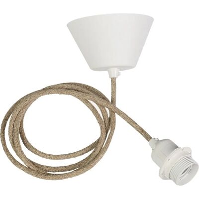 Watt & VEKE - Taklampe kabelsett naturlig E27 - Beige Watt & VEKE - Taklampe kabelsett naturlig E27 - Beige