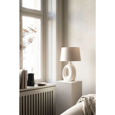 Watt & VEKE - Ada Keramisk Bordlampe - Hvid - Moderne og Elegant Watt & VEKE - Ada Keramisk Bordlampe - Hvid - Moderne og Elegant