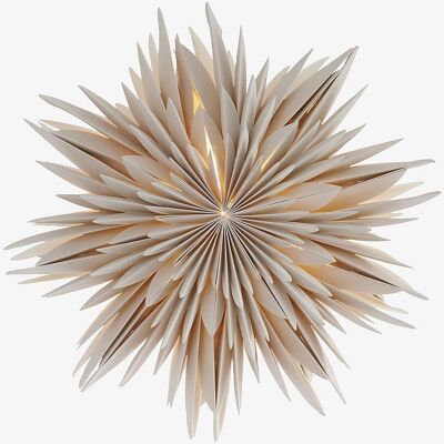 Watt & VEKE - Papirstjerne Maja 50 - Beige - Julepynt Watt & VEKE - Papirstjerne Maja 50 - Beige - Julepynt