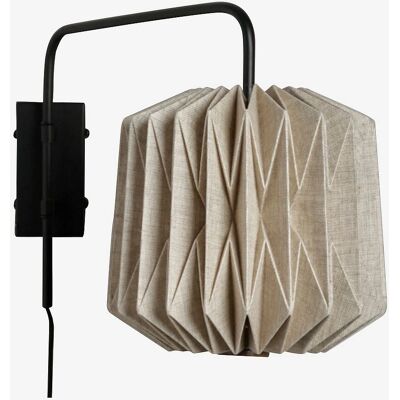 Watt & VEKE Alba Vägglampa - Naturlinnen - Mango Trä - Modern Ljus Watt & VEKE Alba Vägglampa - Naturlinnen - Mango Trä - Modern Ljus