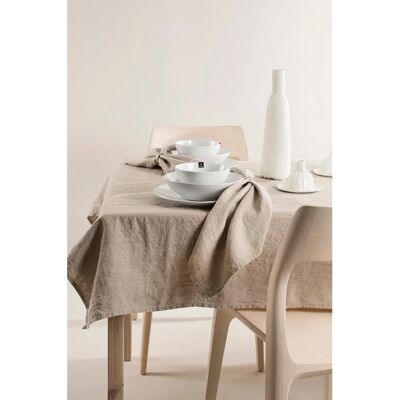 Himla Sunshine Linservietter - Natur - 145x330 cm - Bordduk Himla Sunshine Linservietter - Natur - 145x330 cm - Bordduk