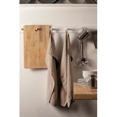 Himla - Linned Køkkenhåndklæder - 2 Pakker - Brun - 50X70 cm Himla - Linned Køkkenhåndklæder - 2 Pakker - Brun - 50X70 cm