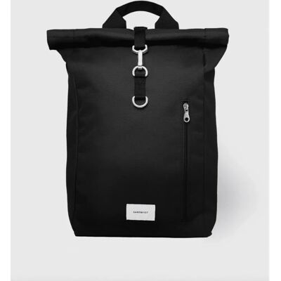 Sandqvist Ground Rolltop Ryggsäck - Svart/ svart webbing - 19L Sandqvist Ground Rolltop Ryggsäck - Svart/ svart webbing - 19L
