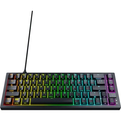 Clavier Mécanique Compact Cherry K5v2 - US, Noir - Publicité Clavier Mécanique Compact Cherry K5v2 - US, Noir - Publicité