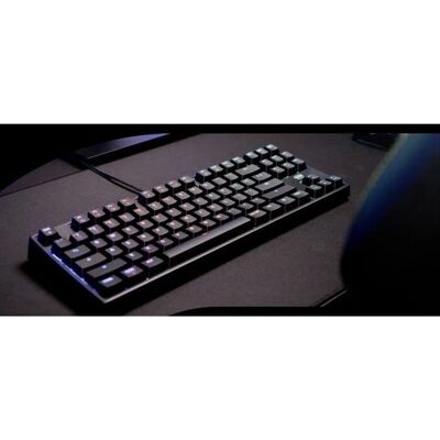 Cherry K4V2 TKL - Mechanical, RGB, Wired, AZERTY, Red, Gray, Light Gray Keyboard Cherry K4V2 TKL - Mechanical, RGB, Wired, AZERTY, Red, Gray, Light Gray Keyboard