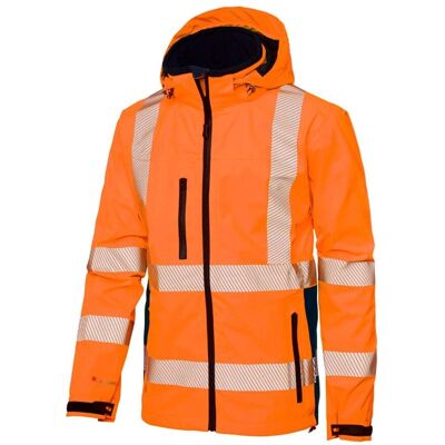 Chaqueta Shell Naranja Top Swede 6718 - Seguridad y Visibilidad Chaqueta Shell Naranja Top Swede 6718 - Seguridad y Visibilidad